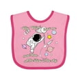 thumbnail image 1 of Inktastic My Mimi Loves Me Boys or Girls Baby Bib, 1 of 4