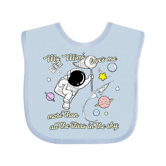 Inktastic My Mimi Loves Me Boys or Girls Baby Bib