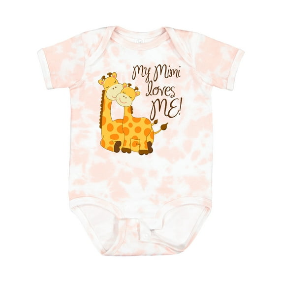 Inktastic My Mimi Loves Me Boys or Girls Baby Bodysuit