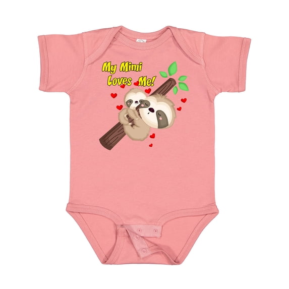 Inktastic My Mimi Loves Me Boys or Girls Baby Bodysuit