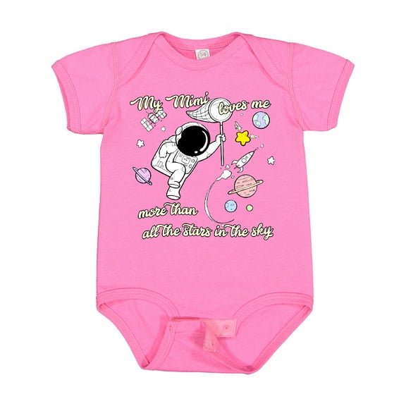 Inktastic My Mimi Loves Me Boys or Girls Baby Bodysuit