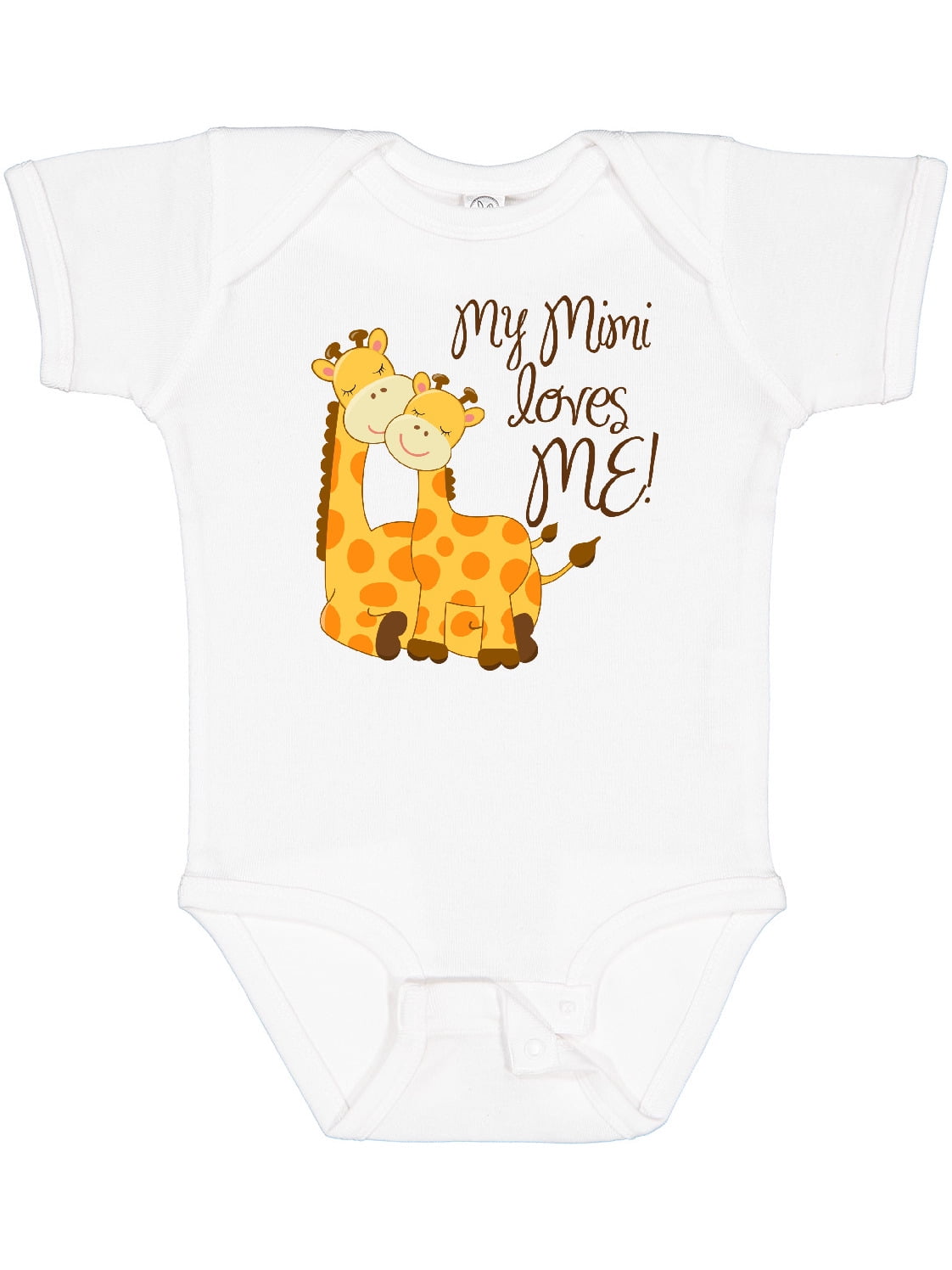 Inktastic My Mimi Loves Me Boys or Girls Baby Bodysuit