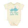 thumbnail image 1 of Inktastic My Mimi Loves Me Boys or Girls Baby Bodysuit, 1 of 5