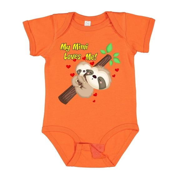 Inktastic My Mimi Loves Me Boys or Girls Baby Bodysuit