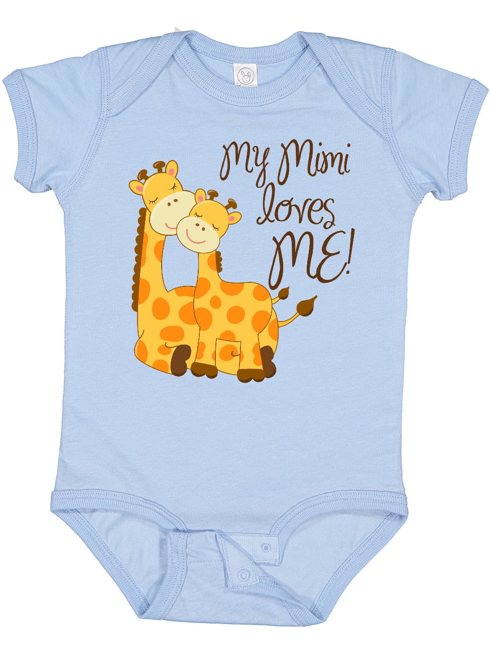 Inktastic My Mimi Loves Me Boys or Girls Baby Bodysuit