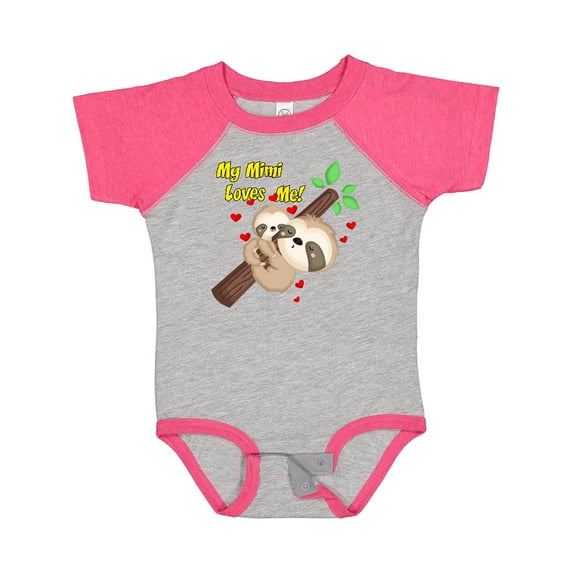 Inktastic My Mimi Loves Me Boys or Girls Baby Bodysuit