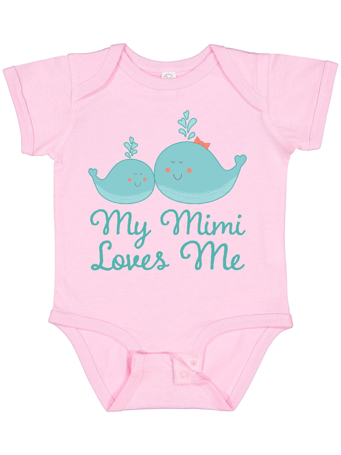 Inktastic My Mimi Loves Me Boys or Girls Baby Bodysuit