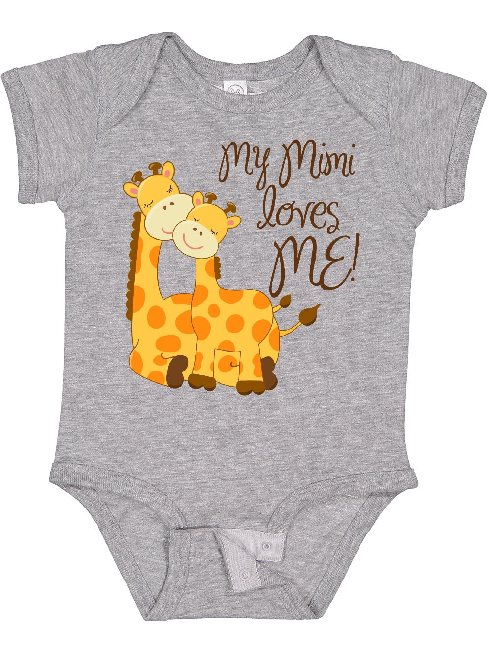 Inktastic My Mimi Loves Me Boys or Girls Baby Bodysuit