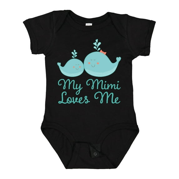 Inktastic My Mimi Loves Me Boys or Girls Baby Bodysuit
