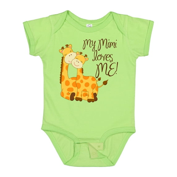 Inktastic My Mimi Loves Me Boys or Girls Baby Bodysuit