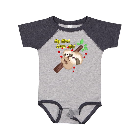 Inktastic My Mimi Loves Me Boys or Girls Baby Bodysuit