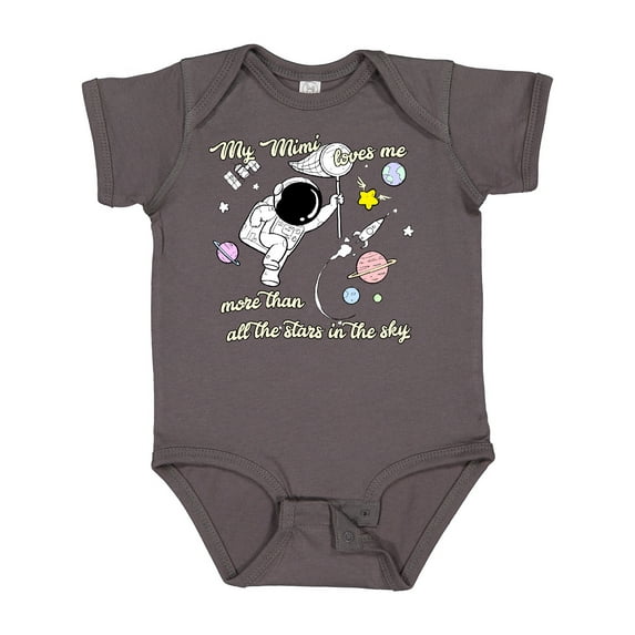 Inktastic My Mimi Loves Me Boys or Girls Baby Bodysuit