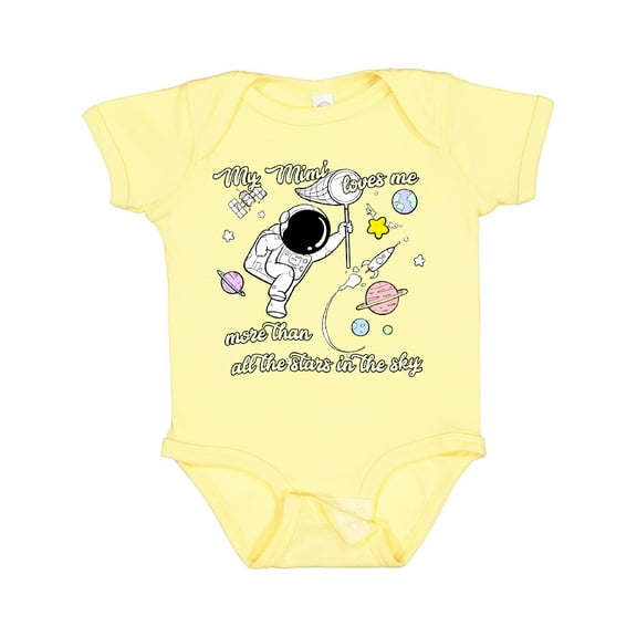 Inktastic My Mimi Loves Me Boys or Girls Baby Bodysuit