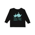 thumbnail image 1 of Inktastic My Mimi Loves Me Boys or Girls Long Sleeve Toddler T-Shirt, 1 of 5