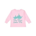 thumbnail image 1 of Inktastic My Mimi Loves Me Boys or Girls Long Sleeve Toddler T-Shirt, 1 of 5