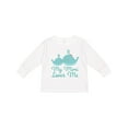 thumbnail image 1 of Inktastic My Mimi Loves Me Boys or Girls Long Sleeve Toddler T-Shirt, 1 of 5