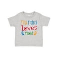 thumbnail image 1 of Inktastic My Mimi Loves Me Cute Boys or Girls Baby T-Shirt, 1 of 5