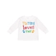 thumbnail image 1 of Inktastic My Mimi Loves Me Cute Boys or Girls Long Sleeve Toddler T-Shirt, 1 of 5