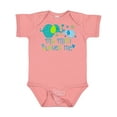 thumbnail image 1 of Inktastic My Mimi Loves Me Cute Elephants Boys or Girls Baby Bodysuit, 1 of 5