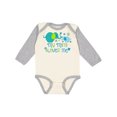 thumbnail image 1 of Inktastic My Mimi Loves Me Cute Elephants Boys or Girls Long Sleeve Baby Bodysuit, 1 of 5