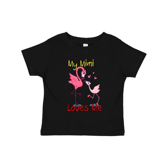 Inktastic My Mimi Loves Me Flamingo Boys or Girls Toddler T-Shirt