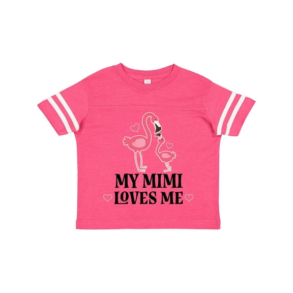 Inktastic My Mimi Loves Me Flamingo Girls Toddler T-Shirt