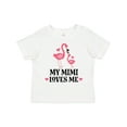 thumbnail image 1 of Inktastic My Mimi Loves Me Flamingo Girls Toddler T-Shirt, 1 of 5