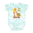thumbnail image 1 of Inktastic My Mimi Loves Me Giraffe Boys or Girls Baby Bodysuit, 1 of 5