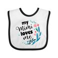 thumbnail image 1 of Inktastic My Mimi Loves Me Girl Girls Baby Bib, 1 of 4