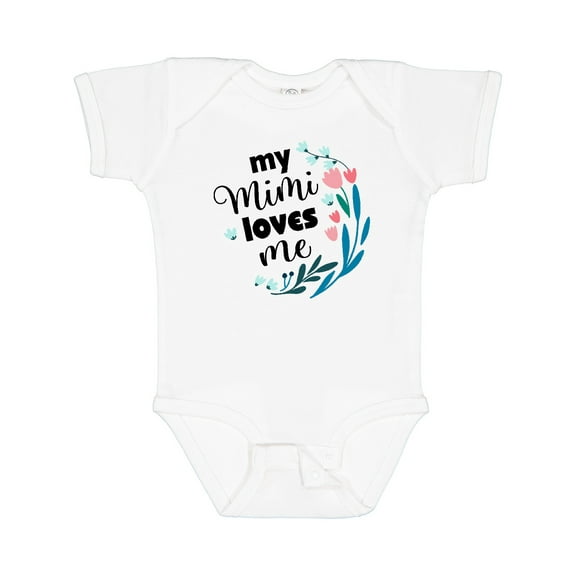 Inktastic My Mimi Loves Me Girl Girls Baby Bodysuit