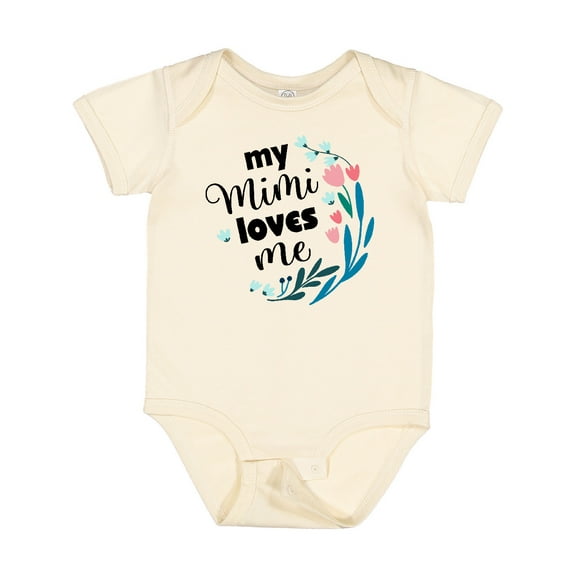 Inktastic My Mimi Loves Me Girl Girls Baby Bodysuit