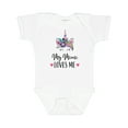 thumbnail image 1 of Inktastic My Mimi Loves Me Girl Unicorn Girls Baby Bodysuit, 1 of 5