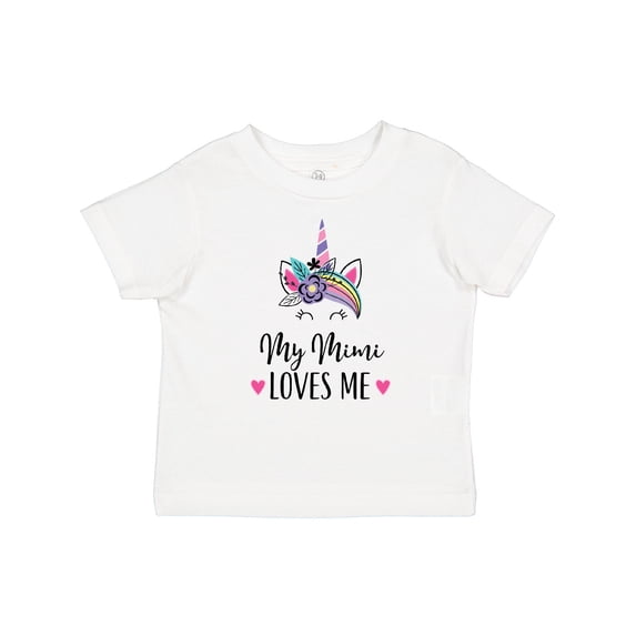Inktastic My Mimi Loves Me Girl Unicorn Girls Baby T-Shirt
