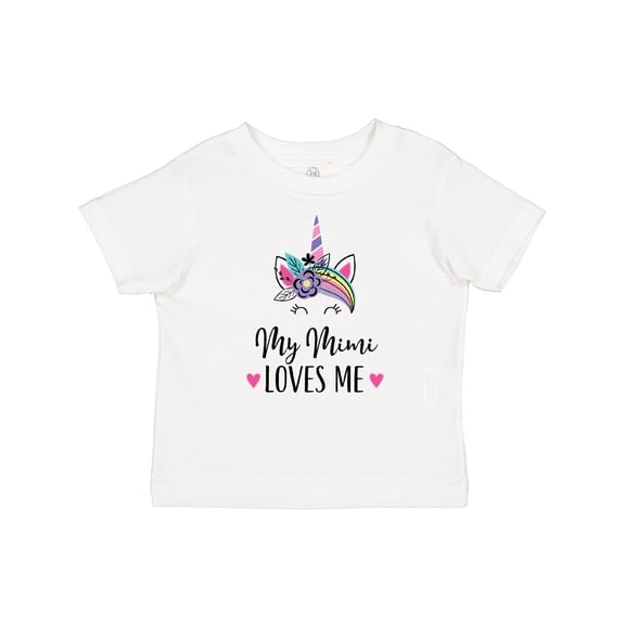 Inktastic My Mimi Loves Me Girl Unicorn Girls Baby T-Shirt