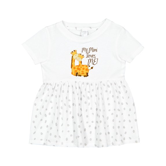 Inktastic My Mimi Loves Me Girls Baby Dress