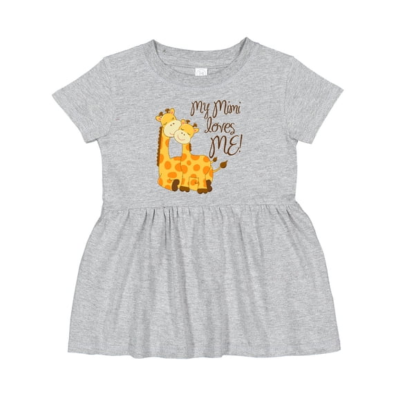 Inktastic My Mimi Loves Me Girls Baby Dress