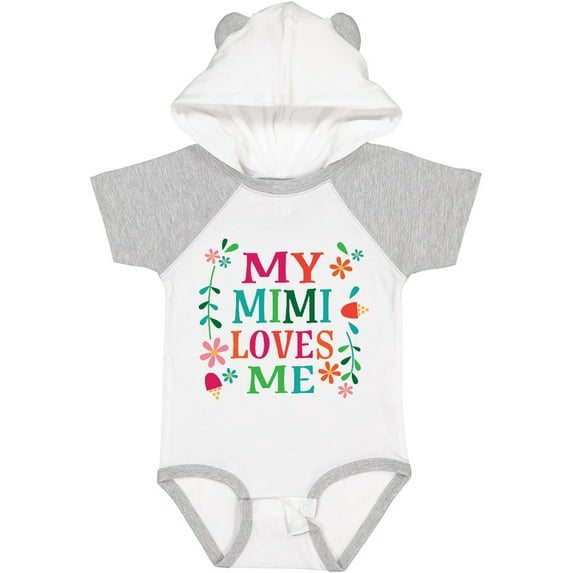 Inktastic My Mimi Loves Me Girls Girls Baby Bodysuit