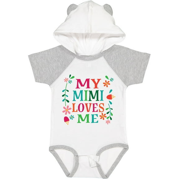 Inktastic My Mimi Loves Me Girls Girls Baby Bodysuit