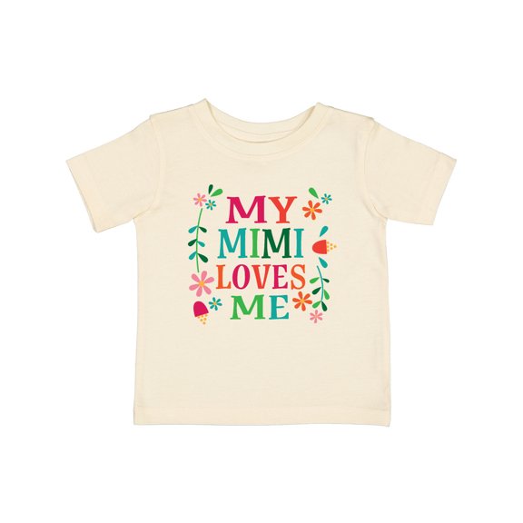 Inktastic My Mimi Loves Me Girls Girls Baby T-Shirt