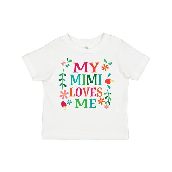 Inktastic My Mimi Loves Me Girls Girls Toddler T-Shirt