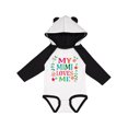 thumbnail image 1 of Inktastic My Mimi Loves Me Girls Outfit Gift Baby Girl Long Sleeve Bodysuit, 1 of 4