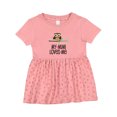 thumbnail image 1 of Inktastic My Mimi Loves Me Girls Owl Girls Baby Dress, 1 of 5