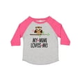 thumbnail image 1 of Inktastic My Mimi Loves Me Girls Owl Girls Toddler T-Shirt, 1 of 5