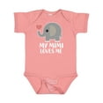 thumbnail image 1 of Inktastic My Mimi Loves Me Grandchild Boys or Girls Baby Bodysuit, 1 of 5