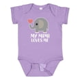 thumbnail image 1 of Inktastic My Mimi Loves Me Grandchild Boys or Girls Baby Bodysuit, 1 of 5
