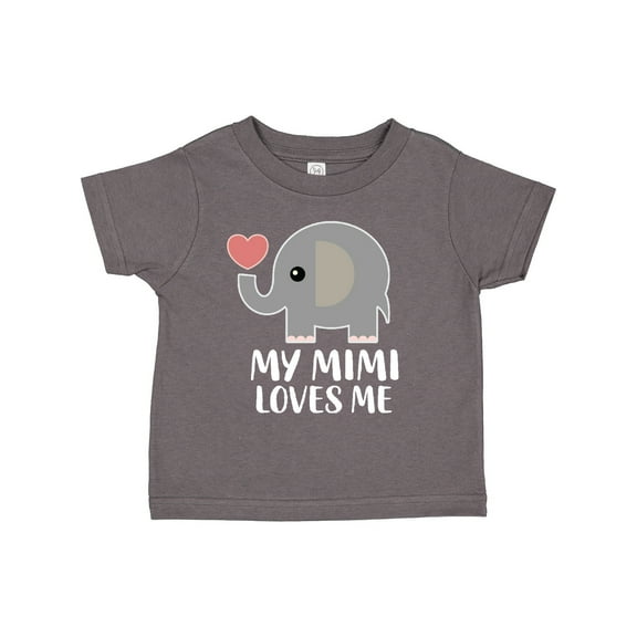 Inktastic My Mimi Loves Me Grandchild Boys or Girls Toddler T-Shirt