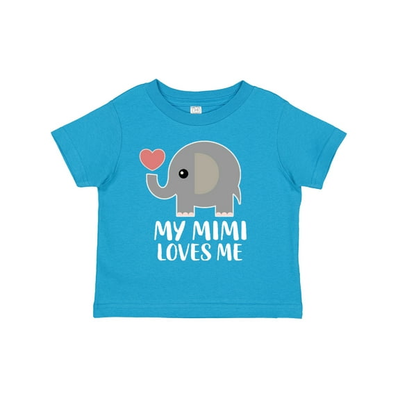 Inktastic My Mimi Loves Me Grandchild Boys or Girls Toddler T-Shirt
