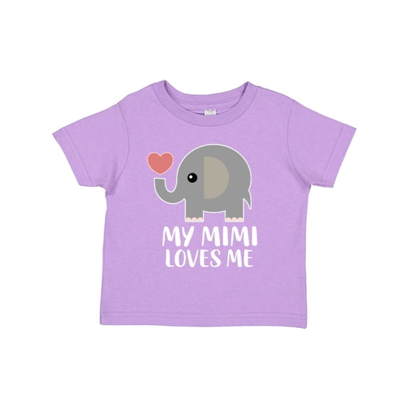 Inktastic My Mimi Loves Me Grandchild Boys or Girls Toddler T-Shirt