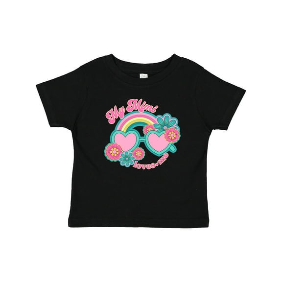 Inktastic My Mimi Loves Me Granddaughter Girls Baby T-Shirt