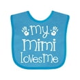 thumbnail image 1 of Inktastic My Mimi Loves Me Grandkids Boys or Girls Baby Bib, 1 of 4